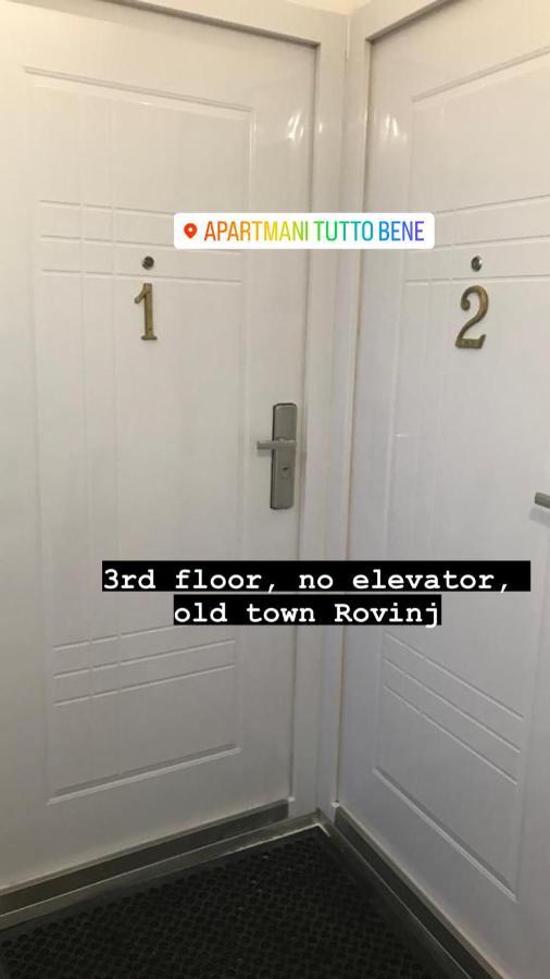 Studio Apartman Tutto Bene Rovinj Exterior foto